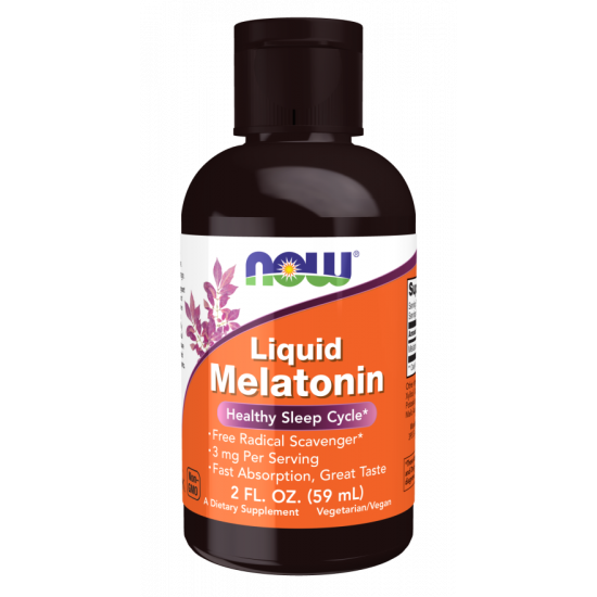 NOW Foods Liquid Melatonin 3 mg 59 ml