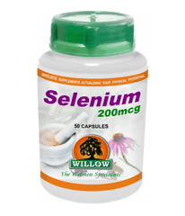 Willow Selenium 200 mcg 50 capsules