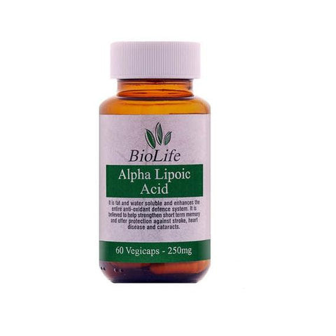 BioLife Alpha Lipoic Acid (60 capsules) - Simply Natural Shop