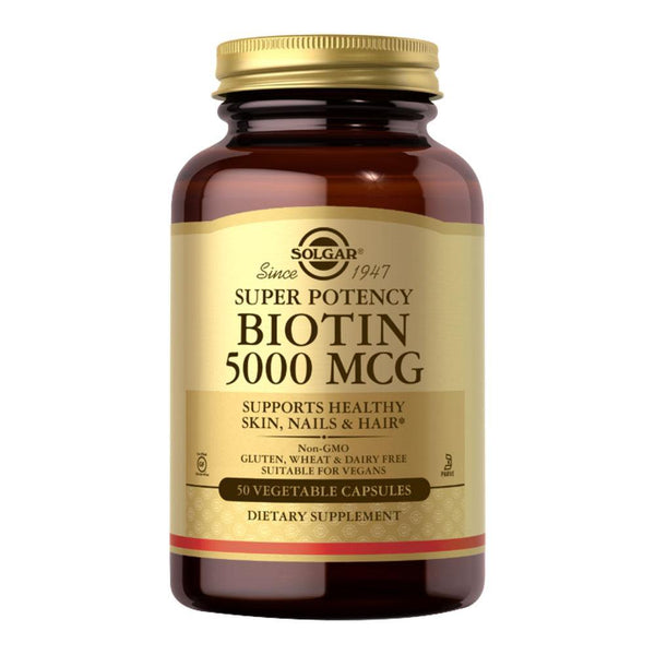 Biotin 5000 mcg Vegetable Capsules