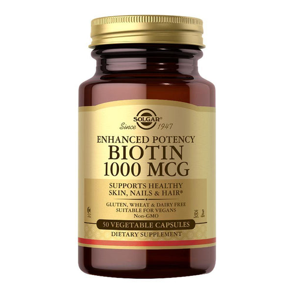 Biotin 1000 mcg Vegetable Capsules