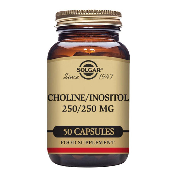 Choline 250 mg / Inositol 250 mg Vegetable Capsules