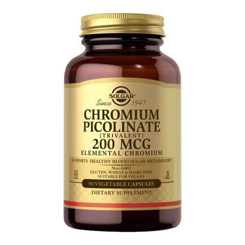 Chromium Picolinate 200 mcg Vegetable Capsules - Simply Natural Shop