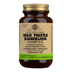 Milk Thistle Dandelion Complex Vegetable Capsules - Simply Natural Shop