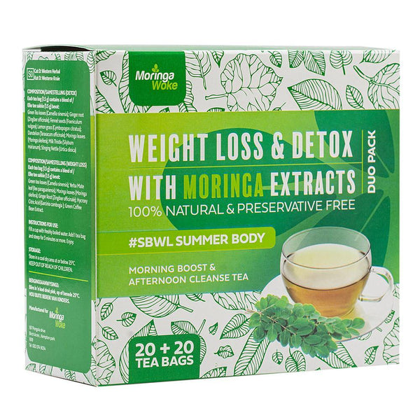 Moringa Woke Weightloss & Detox Tea with Moringa Extracts