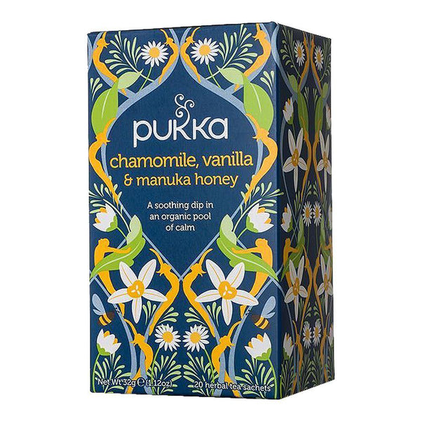 Pukka Chamomile, Vanilla & Manuka Honey Tea