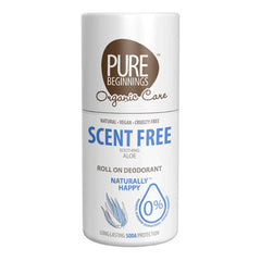 Pure Beginnings - Roll On Deodorant Scent Free - Simply Natural Shop