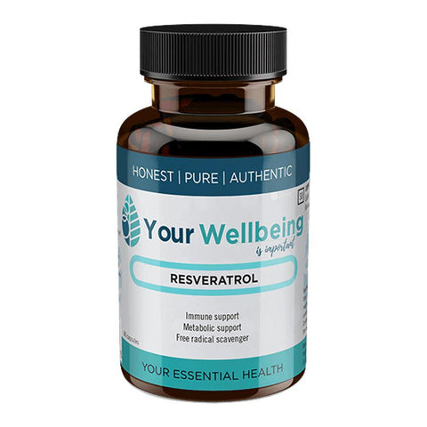 Your Wellbeing - Resveratrol 500mg - Simply Natural Shop