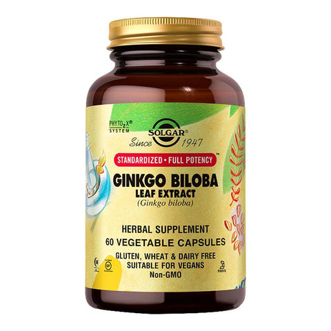 SFP Ginkgo Biloba Leaf Extract Vegetable Capsules - Simply Natural Shop