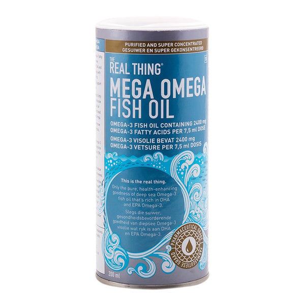The Real Thing Mega Omega Fish Oil Liquid (Natural)