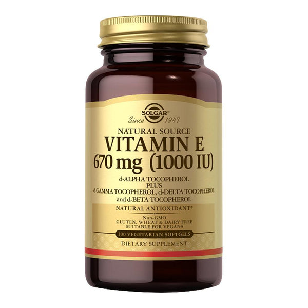 Vitamin E 670 MG (1000 IU) Vegetarian Softgels