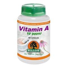 Willow - Vitamin A - 10 000IU - Simply Natural Shop