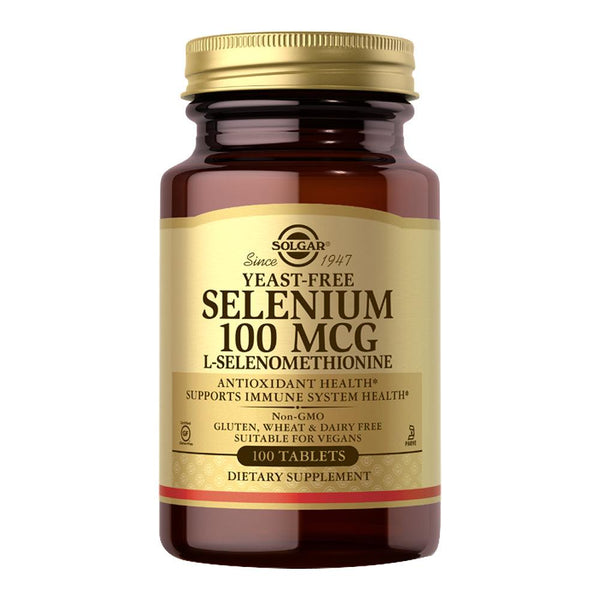 Yeast-Free Selenium 100 mcg Tablets